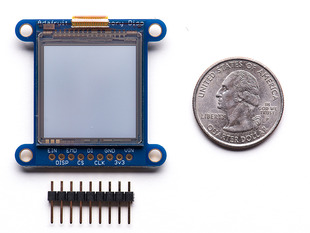 SHARP Memory Display Breakout next to quarter