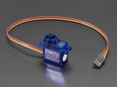 Micro servo with three pin cable