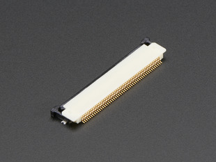 50-pin 0.5mm pitch top-contact FPC SMT Connector