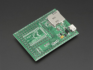 Angle shot of Espruino 1.4 Open Source Javascript Microcontroller