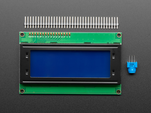 Character LCD with 20x4 characters, with header and potentiometer