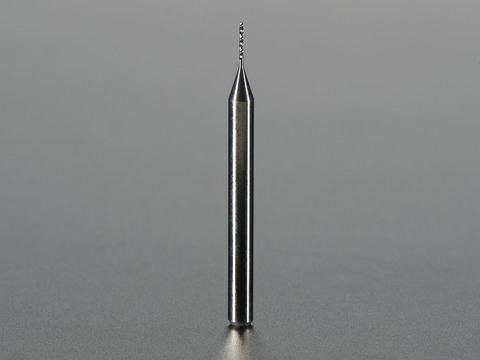 Carbide Square End Mill - 1/8" Shaft - 0.5mm Diameter