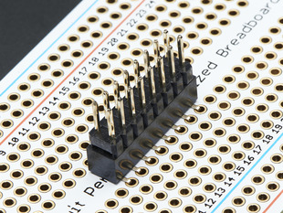 16 Pin IDC Breakout Helper Soldered into perma-proto