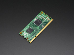 Angled shot of Raspberry Pi Compute Module