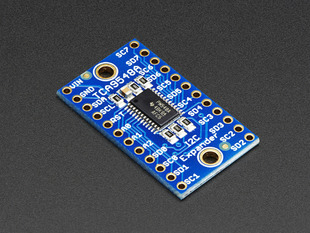 Angled shot of a TCA9548A I2C Multiplexer. 