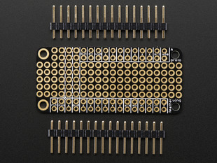 Prototyping feather wing PCB with loose headers