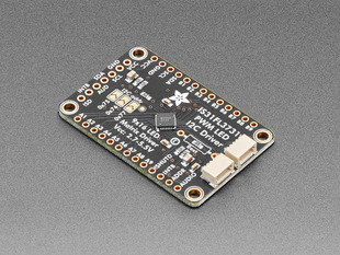 Angled shot of PWM LED matrix driver board.