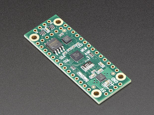 Angled shot of a PJRC Prop Shield with Motion Sensor for Teensy 3.2 and Teensy-LC.