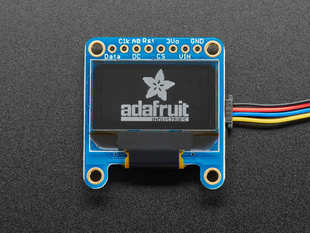 Monochrome 0.96" OLED module with Adafruit logo