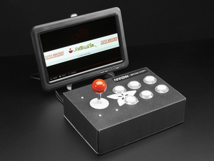 An assembled Raspberry Pi Arcade Cabinet Pack. 