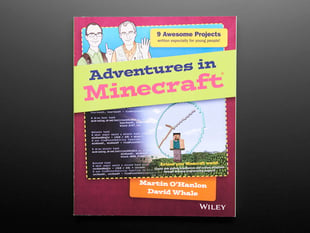 Front cover of "Adventures in Minecraft".