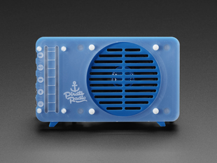 Front view of assembled Pimoroni Pirate Radio