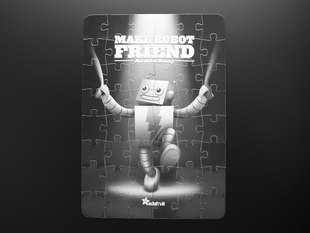 "Make Robot Friend" Jigsaw Puzzle