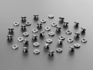 pile of Plastic Pop Rivets for Cardboard Crafts