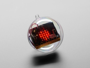 7cm Diameter DIY Ornament Kit with micro:bit board inside