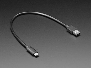 USB Type A to Type C Cable - 1ft - 0.3 meter