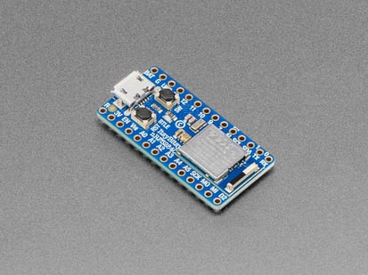 Angled Shot of the Adafruit ItsyBitsy nRF52840 Express - Bluetooth LE.