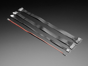 Angled shot of four 35cm long wire pairs. 