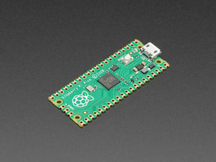 Angle shot of Raspberry Pi Pico RP2040