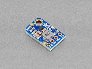 Angled Shot of the TPS62827 3.3V Buck Converter Breakout - 3.3V Output 2 Amp Max.