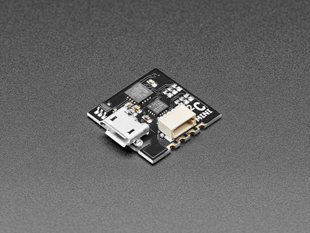 Angled shot of I2C Driver Mini PCB.