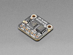 Angled shot of SPI flash breakout.