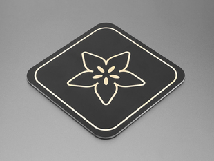  Adafruit PCB Coasters in Gold