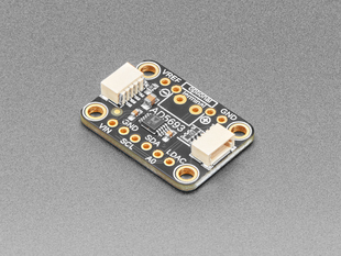 Angled shot of DAC breakout board.