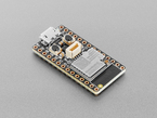 Angled shot of black, rectangular microcontroller.