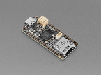 Angled shot of black, rectangular datalogging board.