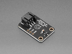 Angled shot of black, rectangular hall sensor breakout board.