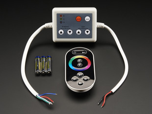 Capacitive Touch Wheel remote Control and controller box for Analog RGB LED Strips