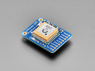 Angled shot of GPS module breakout.