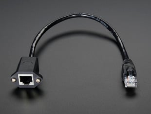 Panel Mount Ethernet Extension Cable