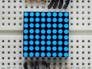 Miniature 8x8 Blue Led Matrix.