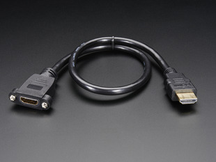 Panel mount HDMI Cable - 40 cm